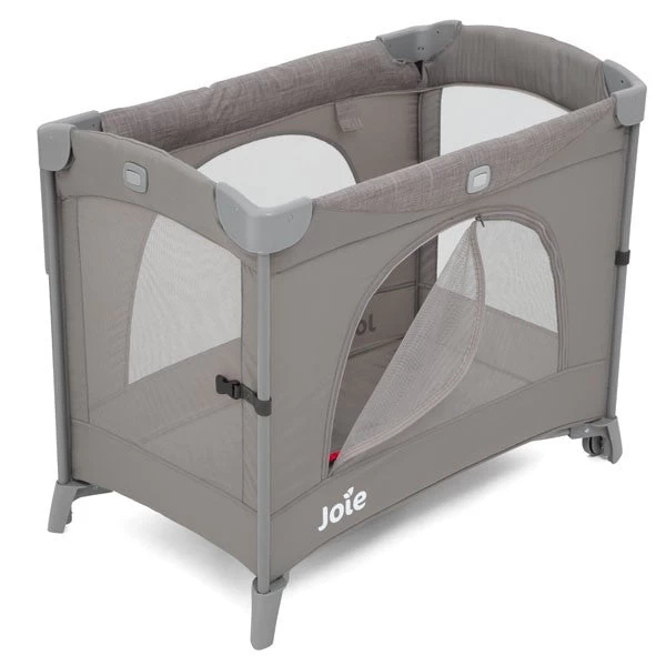 Joie Kubbie Sleep Bedside Travel Cot - Foggy Gray - Image 3