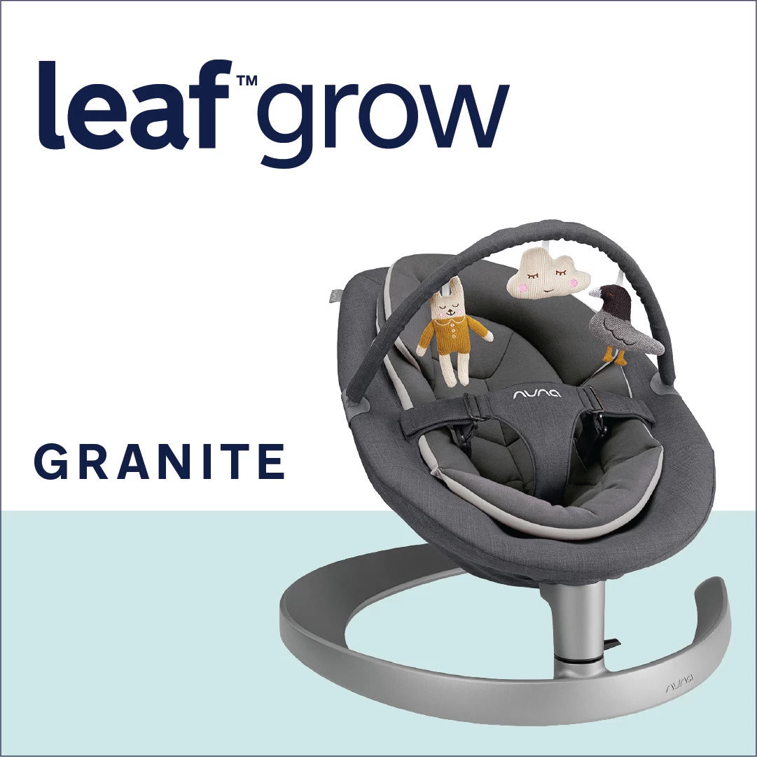 Nuna LEAF™ Grow With Toy Bar - Granite