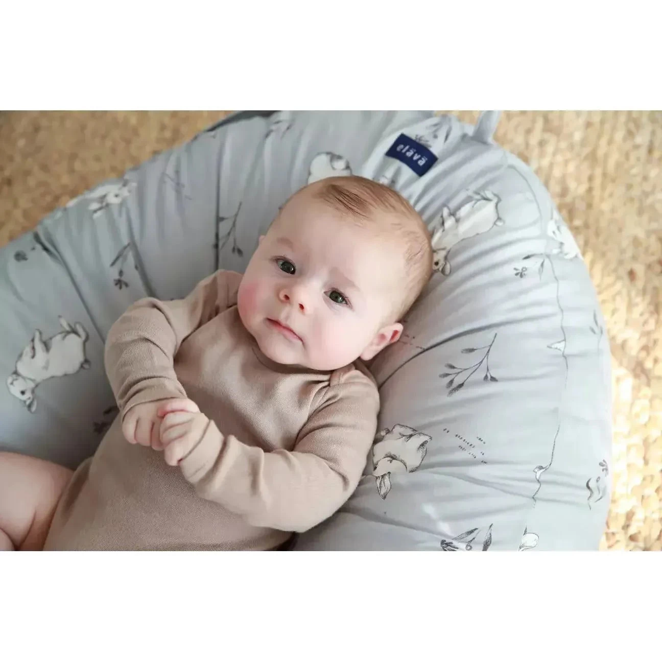 Elava Baby Reflux Prevention Cushion & Mesh Cushion Cover Set - Image 9
