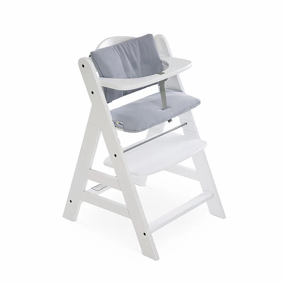 Hauck Highchair Cushion Deluxe For Alpha+ (Stretch Grey) - Image 2