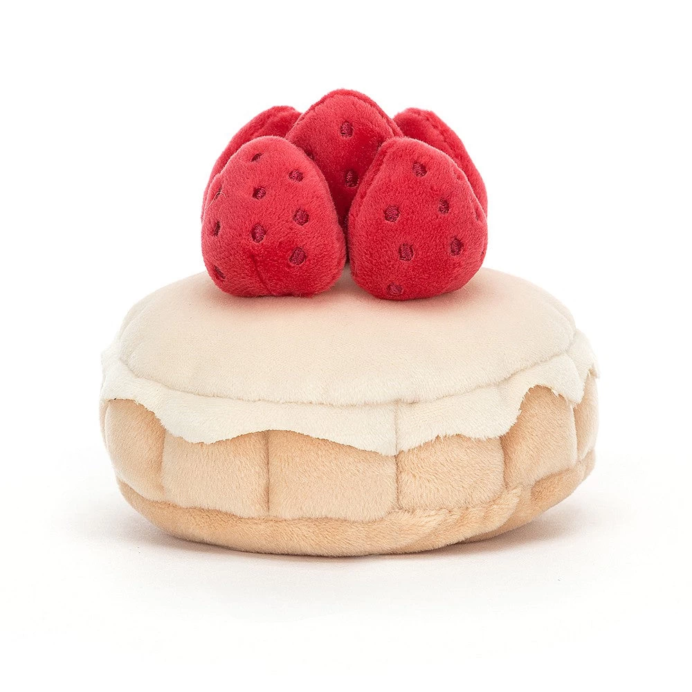 Jellycat Pretty Patisserie Tarte Aux Fraises - H7cm - Image 3