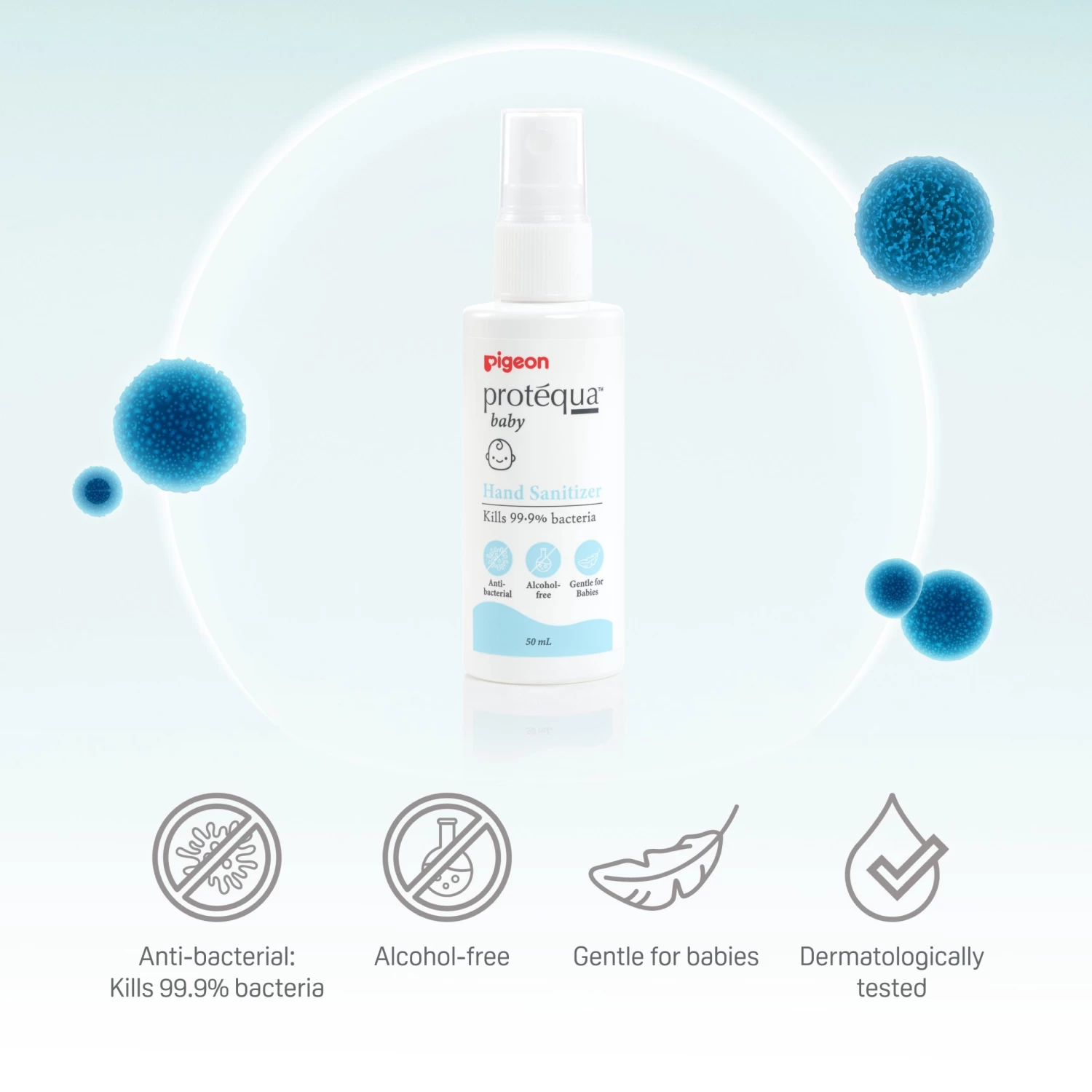 Pigeon Protequa Baby Hand Sanitizer 50ml X3