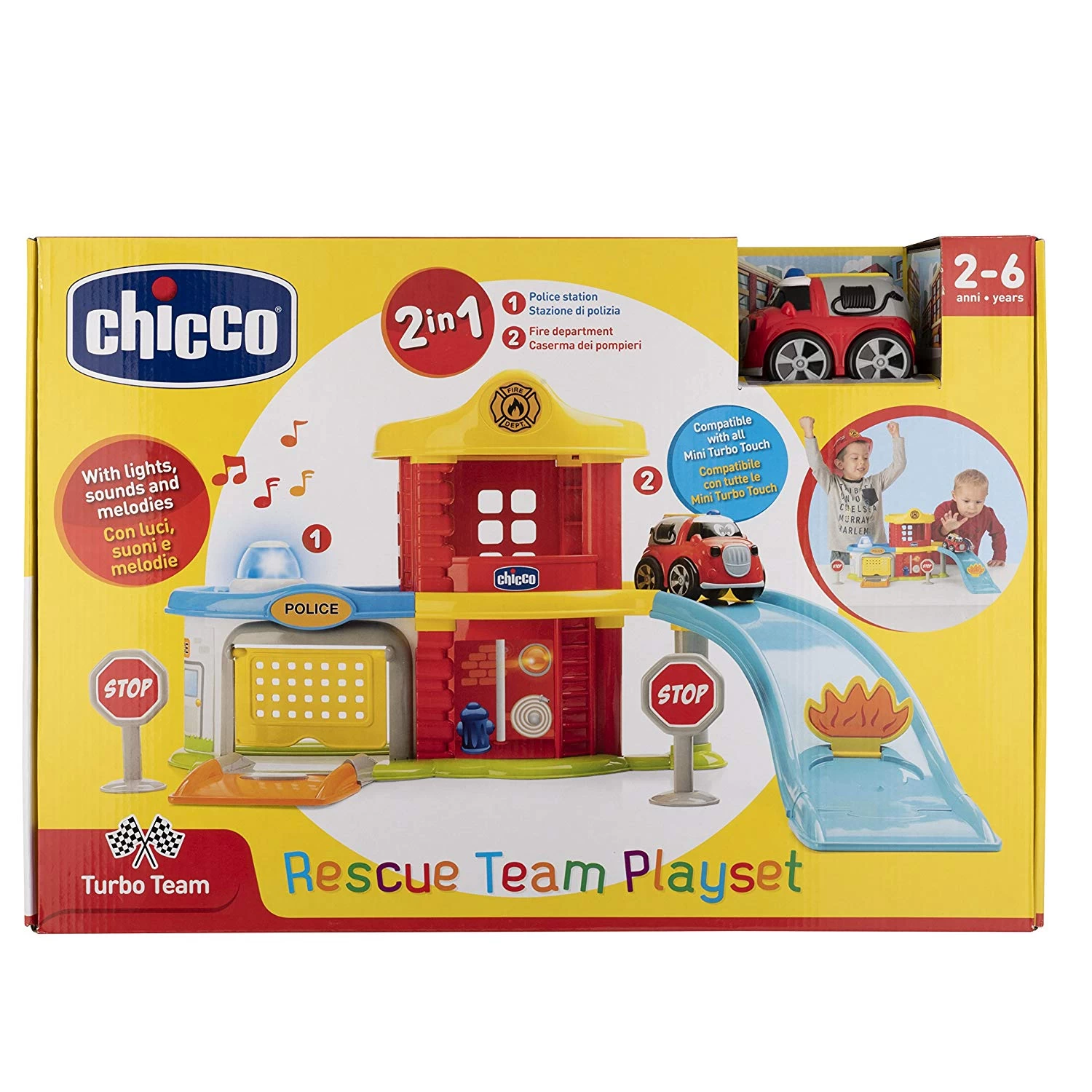 Chicco Game Police-fire Station Playset - Image 2