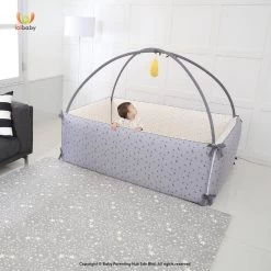 LOLBaby Microfibre Large Bumper Bed - Big Moon (Pre-order ETA 8th Sep 2023)