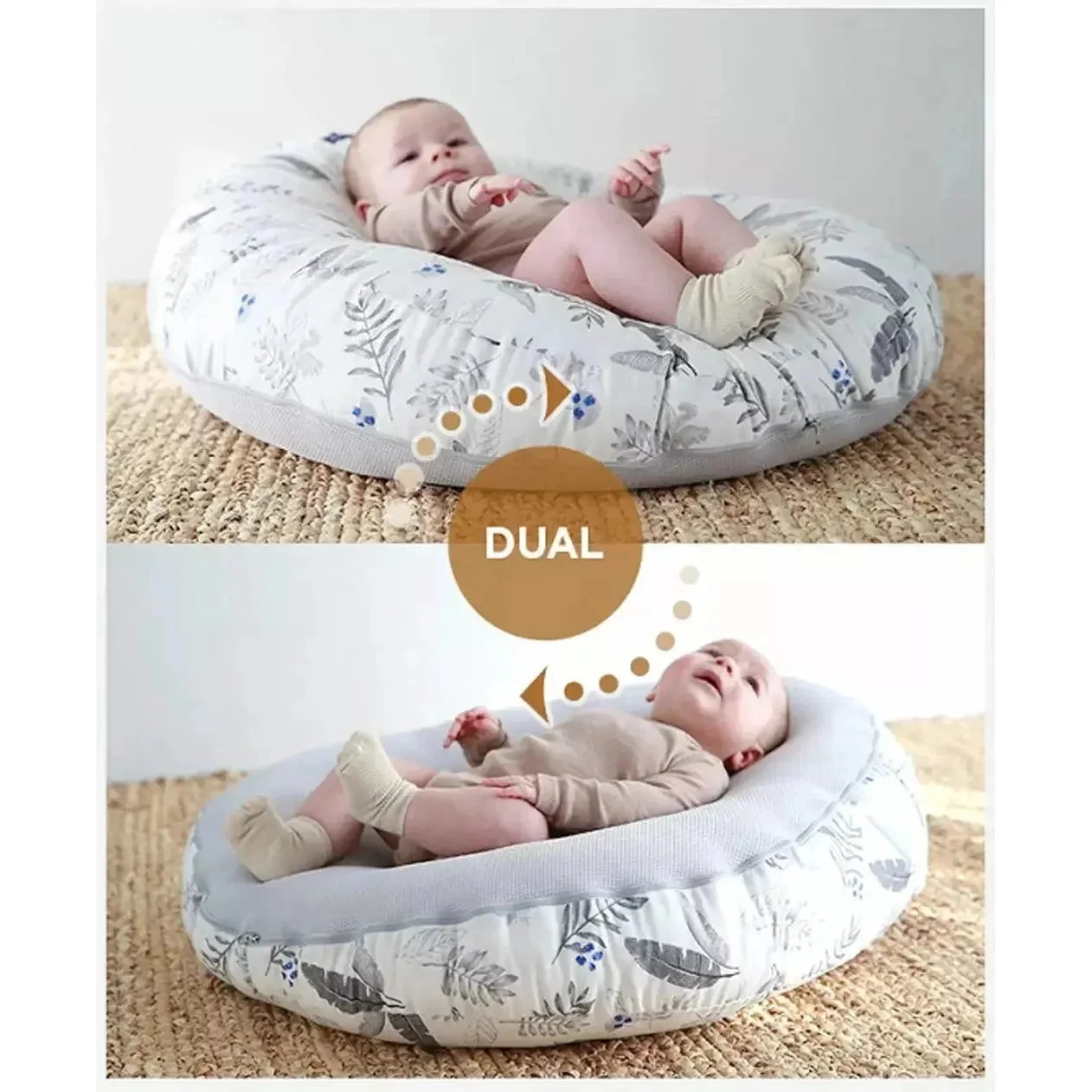 Elava Baby Reflux Prevention Cushion & Mesh Cushion Cover Set - Image 4