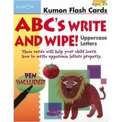 Kumon Flash Cards - ABCs Write & Wipe - Uppercase