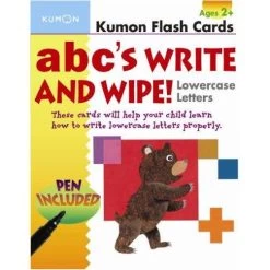 Kumon Flash Cards - ABCs Write & Wipe - Lowercase