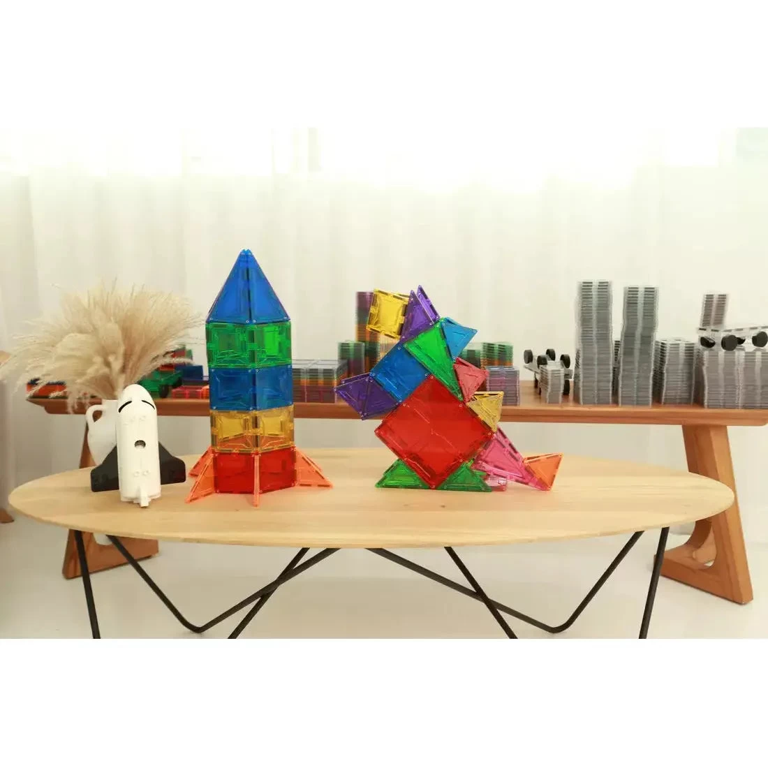 SparksMag Classic 208 Pcs Grande Magnetic Tiles Set - Image 5