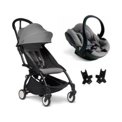 BABYZEN YOYO² Travel System - Grey Bundle (car Seat + Fabric Pack With Frame)