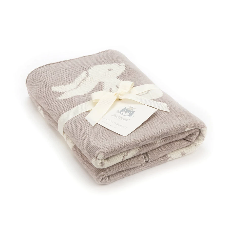 JellyCat Bashful Beige Bunny Blanket (Boxed) - Image 4