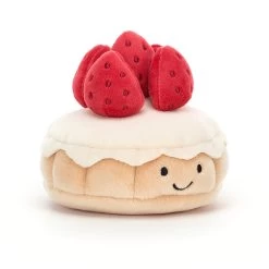 Jellycat Pretty Patisserie Tarte Aux Fraises - H7cm