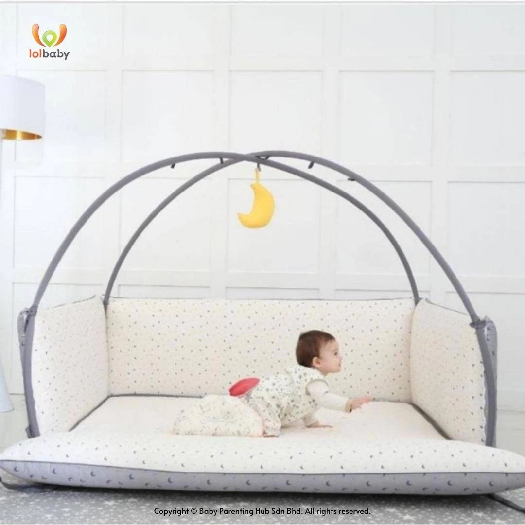 LOLBaby Microfibre Large Bumper Bed - Big Moon (Pre-order ETA 8th Sep 2023) - Image 2