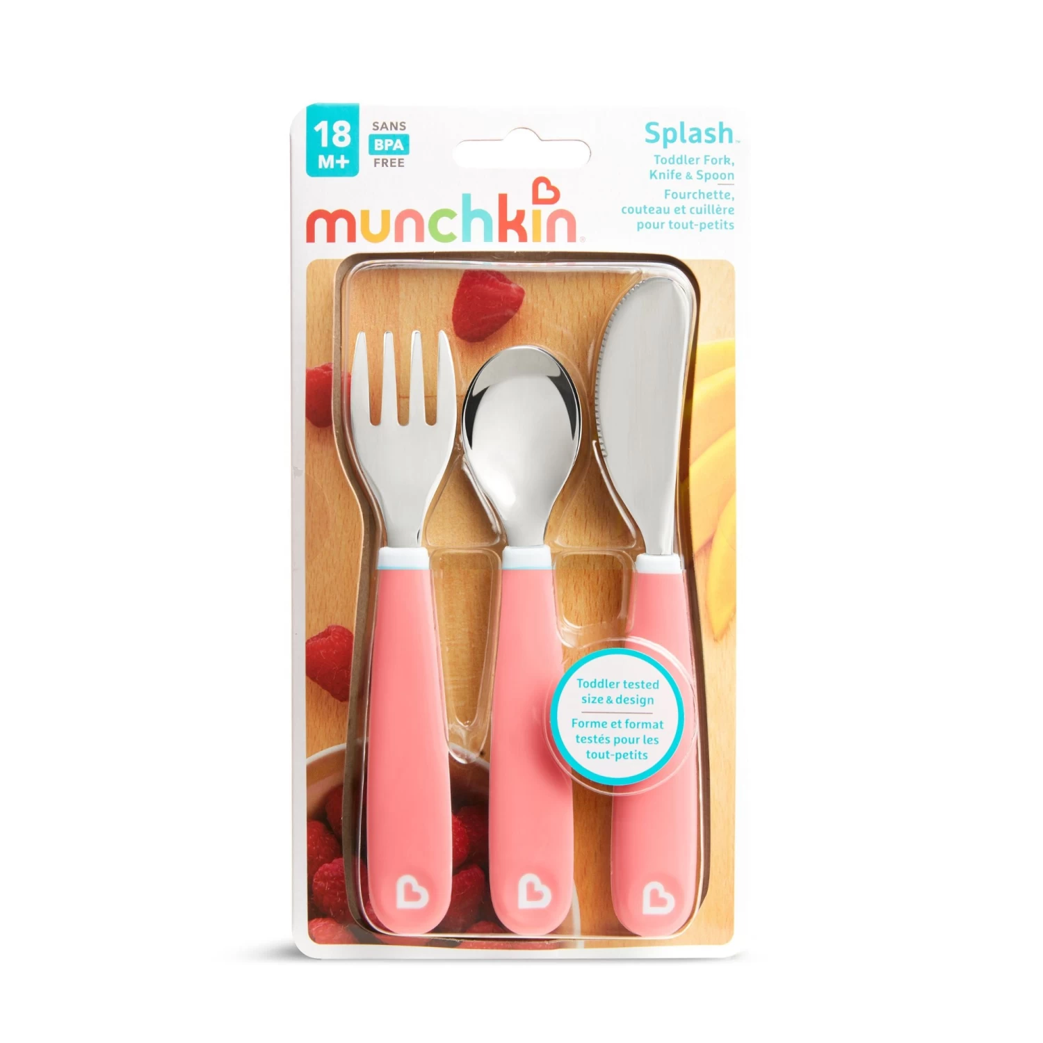 Munchkin Splashâ„¢ Toddler Fork, Knife & Spoon Set - Image 9