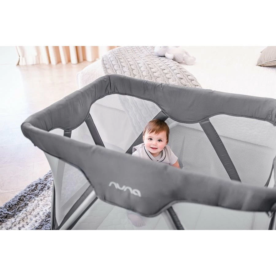 Nuna SENA Travel Cot + Changer - Graphite - Image 4