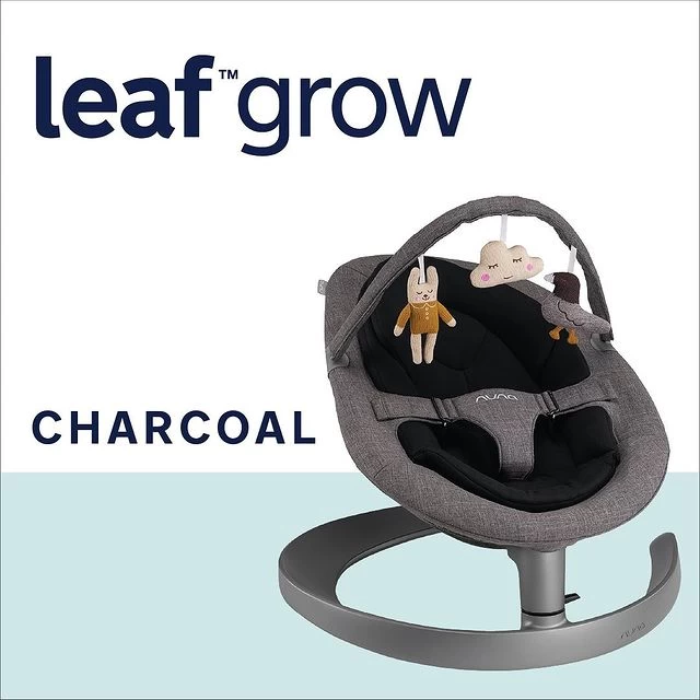 Nuna LEAF™ Grow With Toy Bar - Charcoal