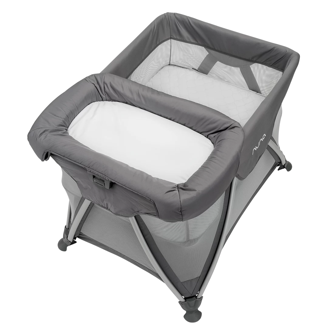 Nuna SENA Travel Cot + Changer - Graphite - Image 6