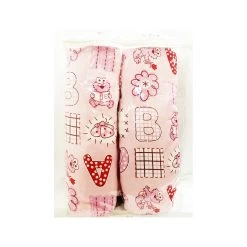 Sesame 2 Bolster & 1 Pillow Set - ABC Pink