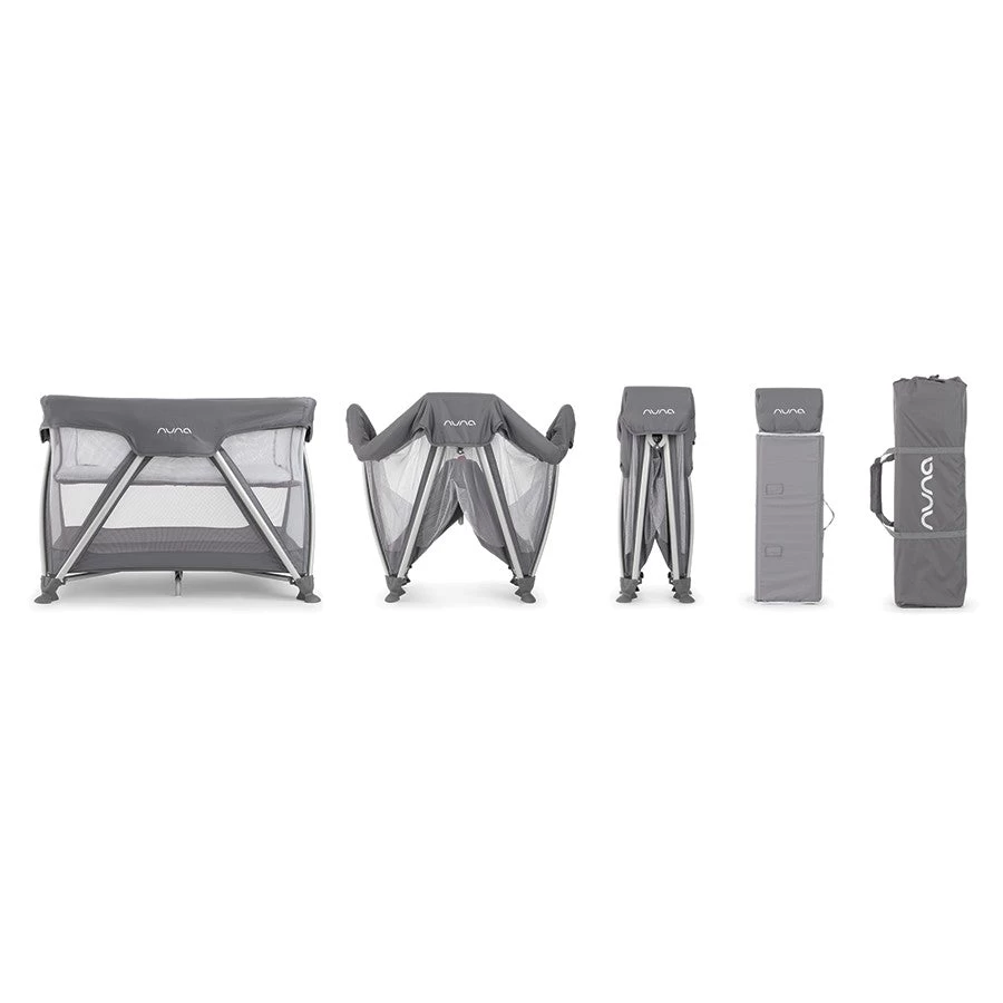 Nuna SENA Travel Cot + Changer - Graphite - Image 5