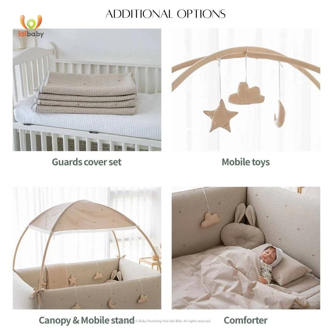 LOLBaby Microfibre Large Bumper Bed - Night Sky (Pre-order ETA 8th Sep 2023) - Image 7