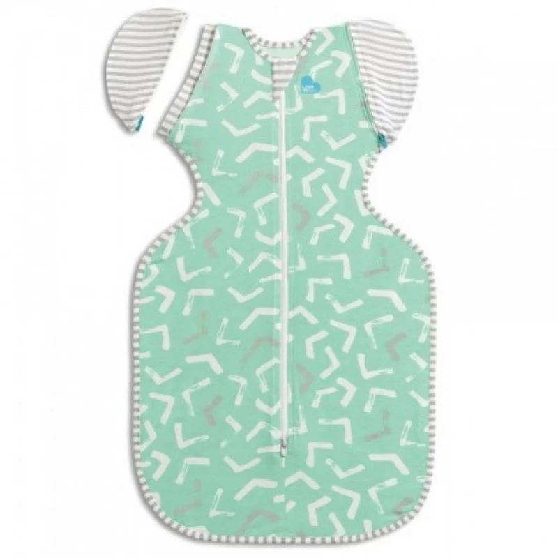 Love To Dream Swaddle UP 50/50 Transition Bamboo Lite -Arrow Mint