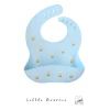 Little Bearnie Silicone Bib - Boba (Blue)