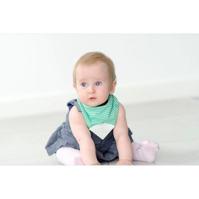 Cheeky Chompers Neckerchew Baby Bib - Uni-Stripe - Image 3