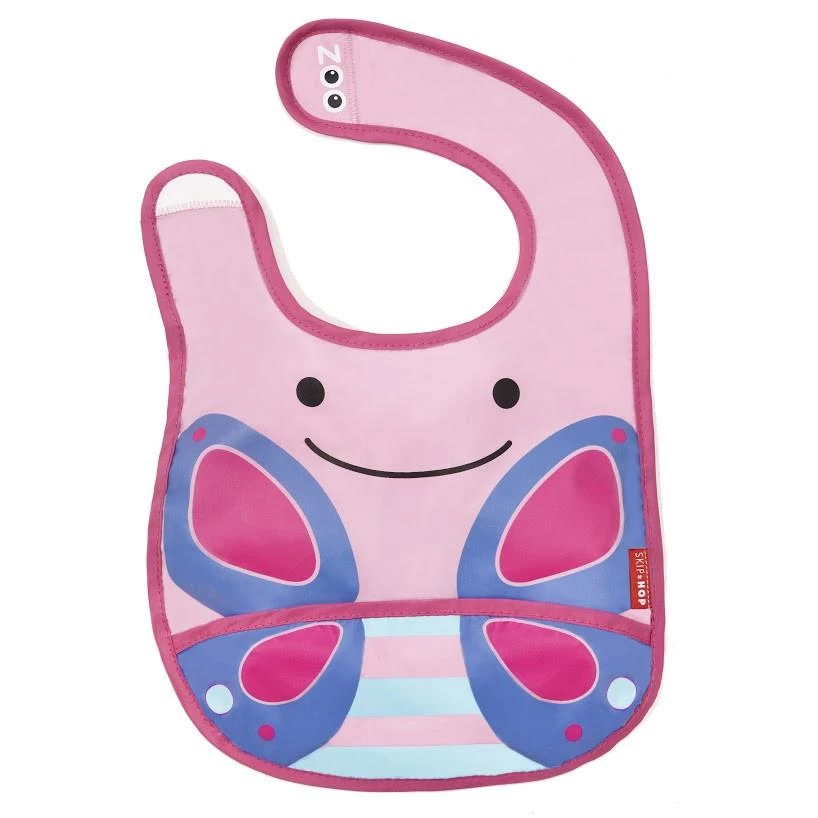 Skip Hop Zoo Tuck-Away Bib - Butterfly
