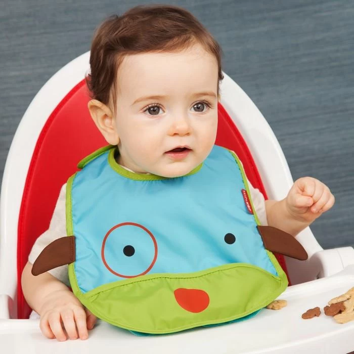 Skip Hop Zoo Tuck-Away Bib - Dog - Image 3