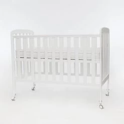 Sweet Dreams DELUXE DreamCots 7-in-1 Convertible Cot With Drop-Gate (120x60cm) - White Colour Only
