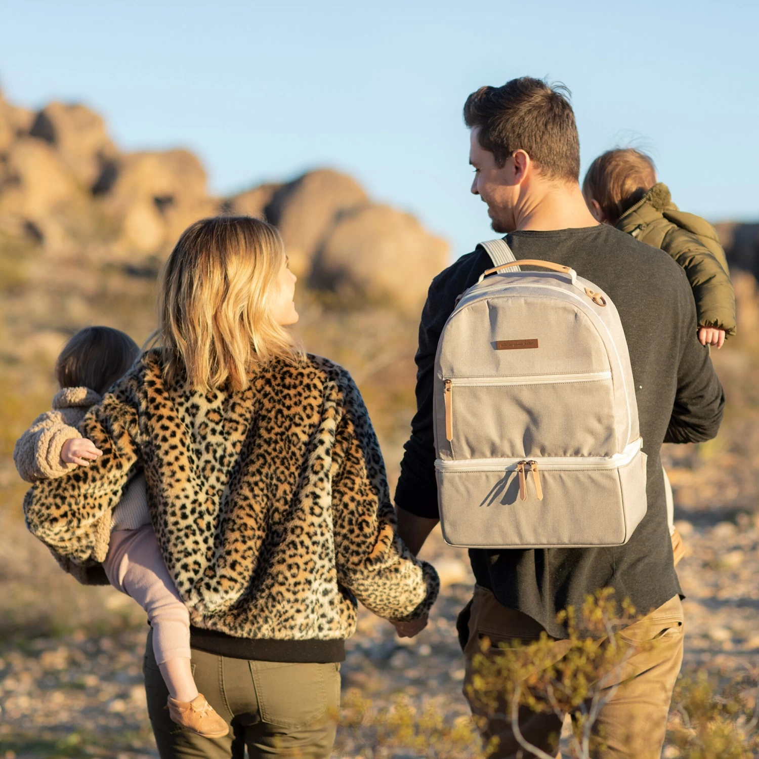 Petunia Pickle Bottom Axis Backpack: Sand (Exclusive) - Image 4