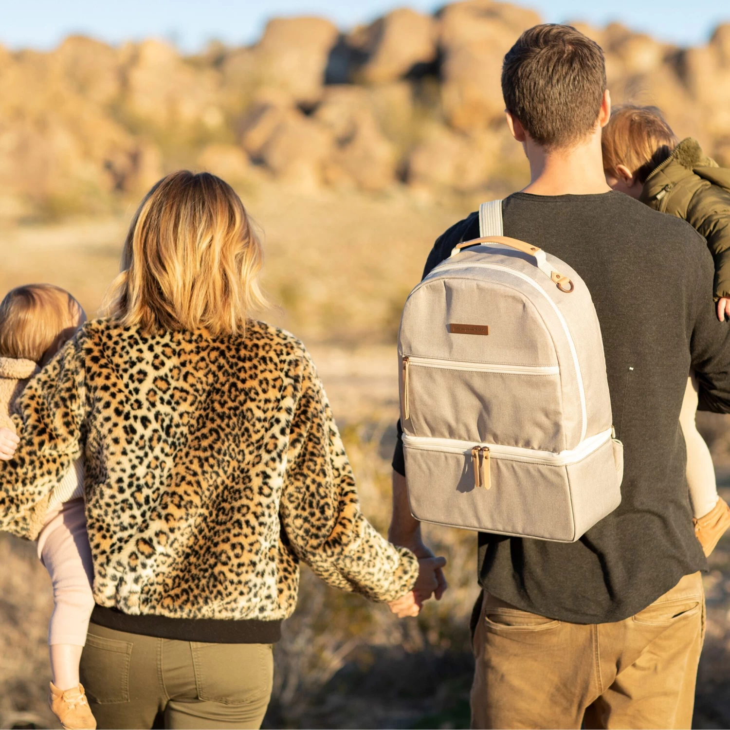 Petunia Pickle Bottom Axis Backpack: Sand (Exclusive) - Image 6