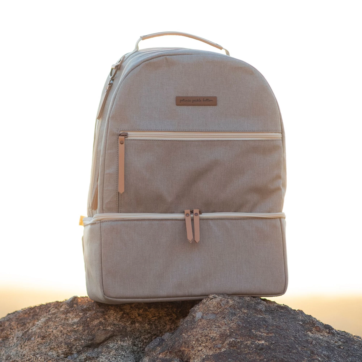 Petunia Pickle Bottom Axis Backpack: Sand (Exclusive) - Image 8