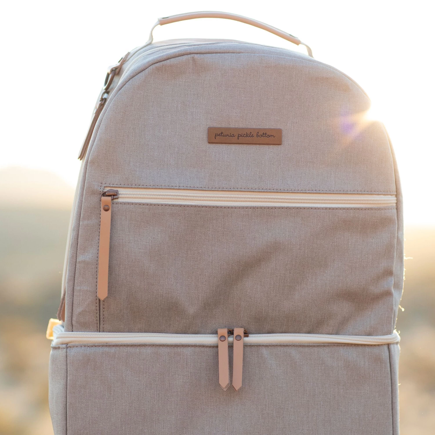 Petunia Pickle Bottom Axis Backpack: Sand (Exclusive) - Image 9