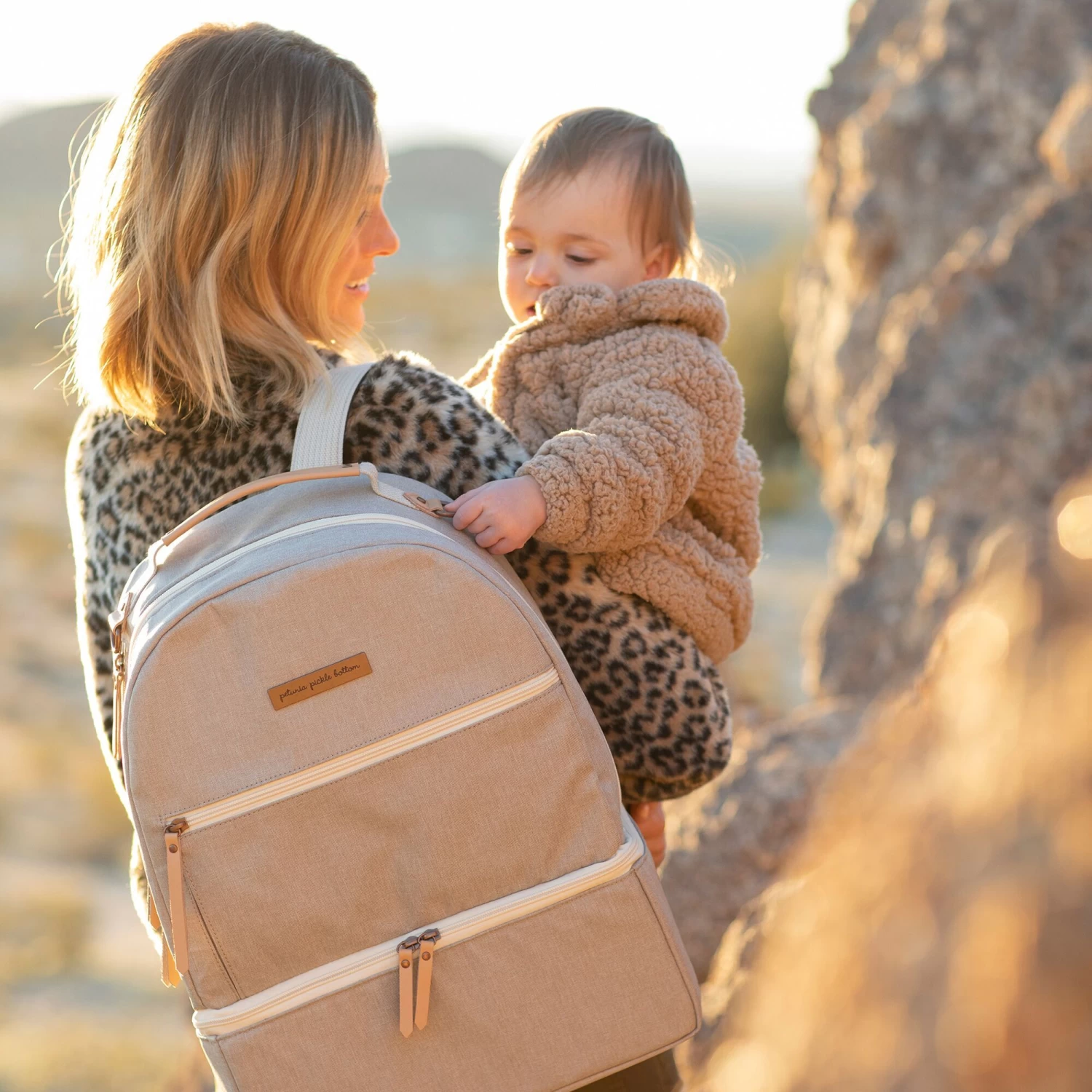 Petunia Pickle Bottom Axis Backpack: Sand (Exclusive) - Image 13
