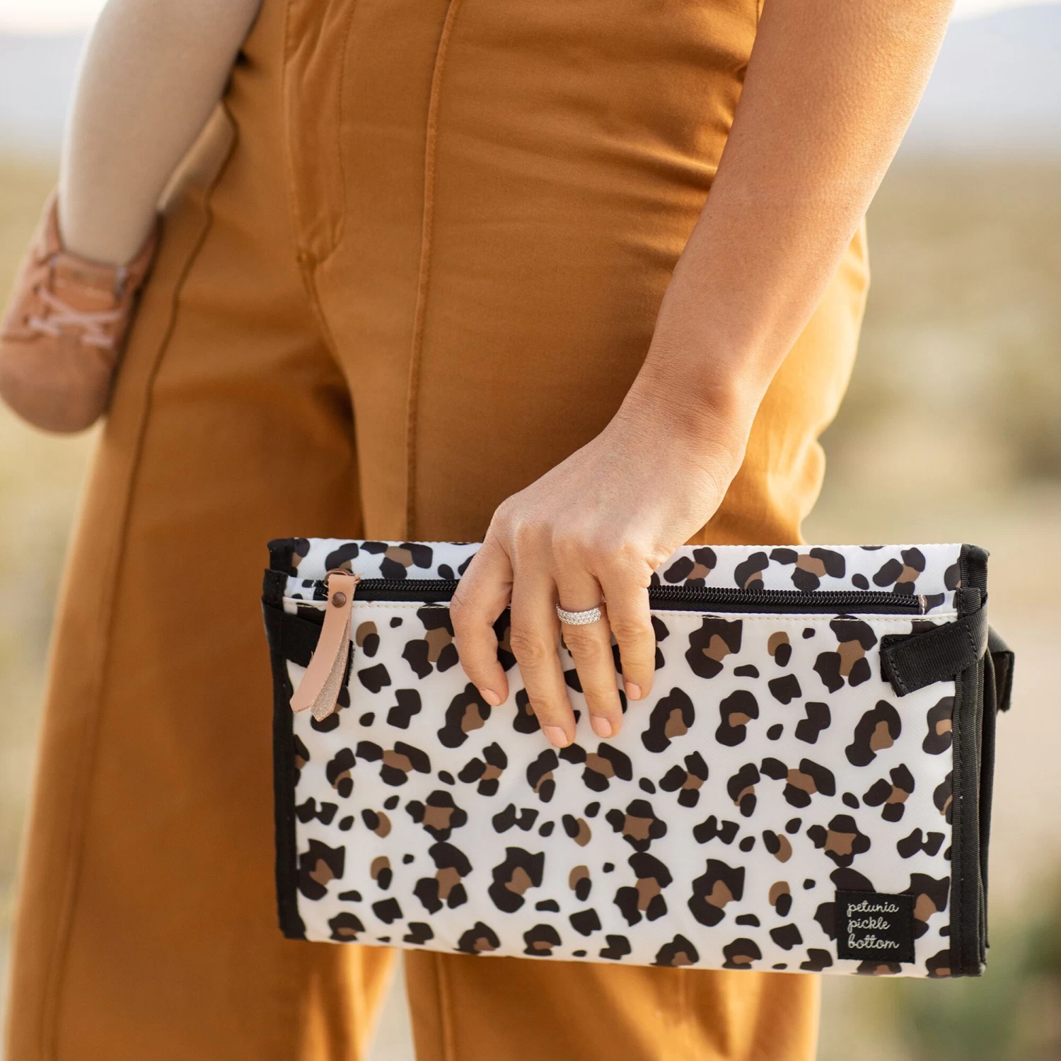 Petunia Pickle Bottom Nimble Changer Clutch: Leopard - Image 4