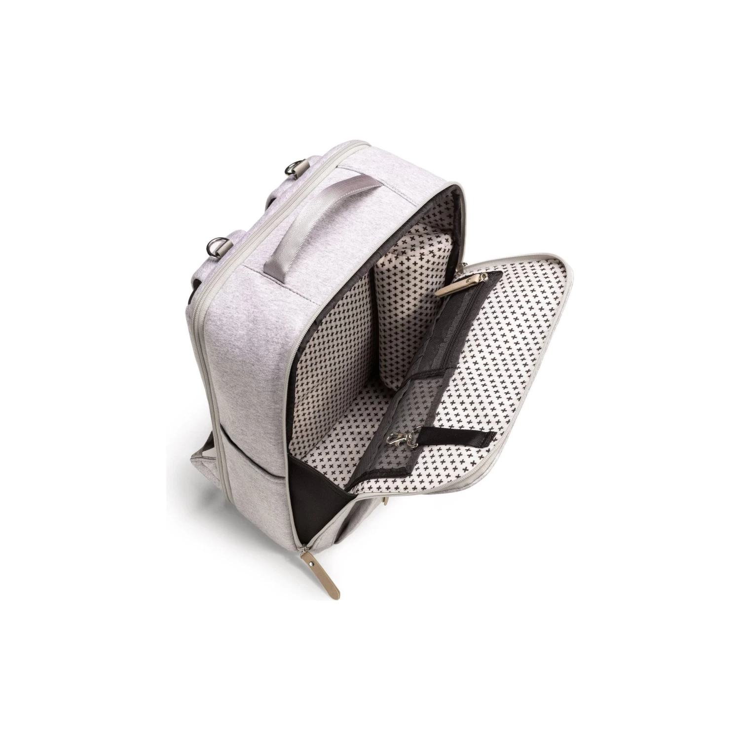 Petunia Pickle Bottom Work + Play Backpack - Grey Neoprene - Image 3