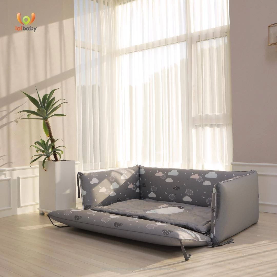 LOLBaby Microfibre Large Bumper Bed - Night Sky (Pre-order ETA 8th Sep 2023) - Image 5