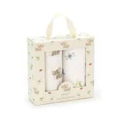 JellyCat Bashful Bunny Pair Of Muslins