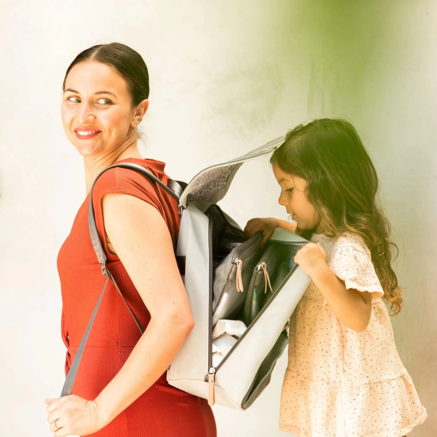 Petunia Pickle Bottom META Backpack - Grey Pearl Nubuck Leatherette - Image 9