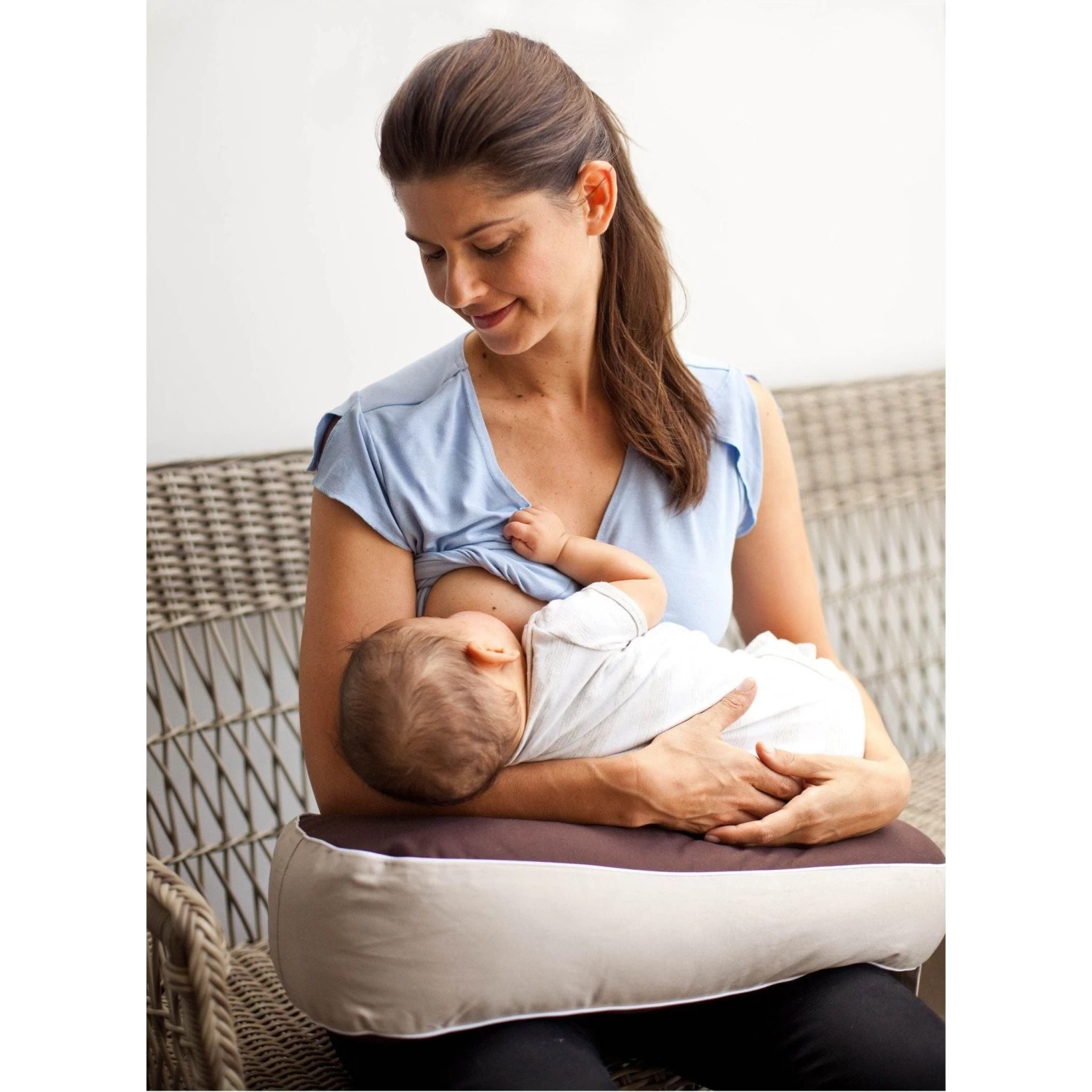 Milkbar® Nursing Pillow (Single) - Choco/Sand - Image 3