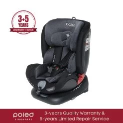 Poled X Hyundai ALL AGE 360 Swivel Car Seat | Phantom Black [0m-12yo]