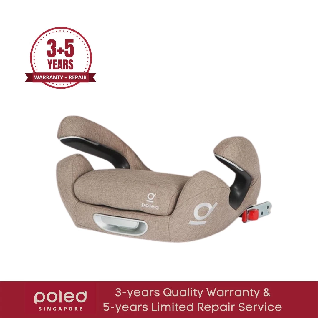 Poled X Hyundai ISOfix Booster | London Brown (free Kick Mat)