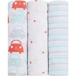 Ideal Baby By The Makers Of Aden + Anais Swaddles 3 Pack - Road Trip