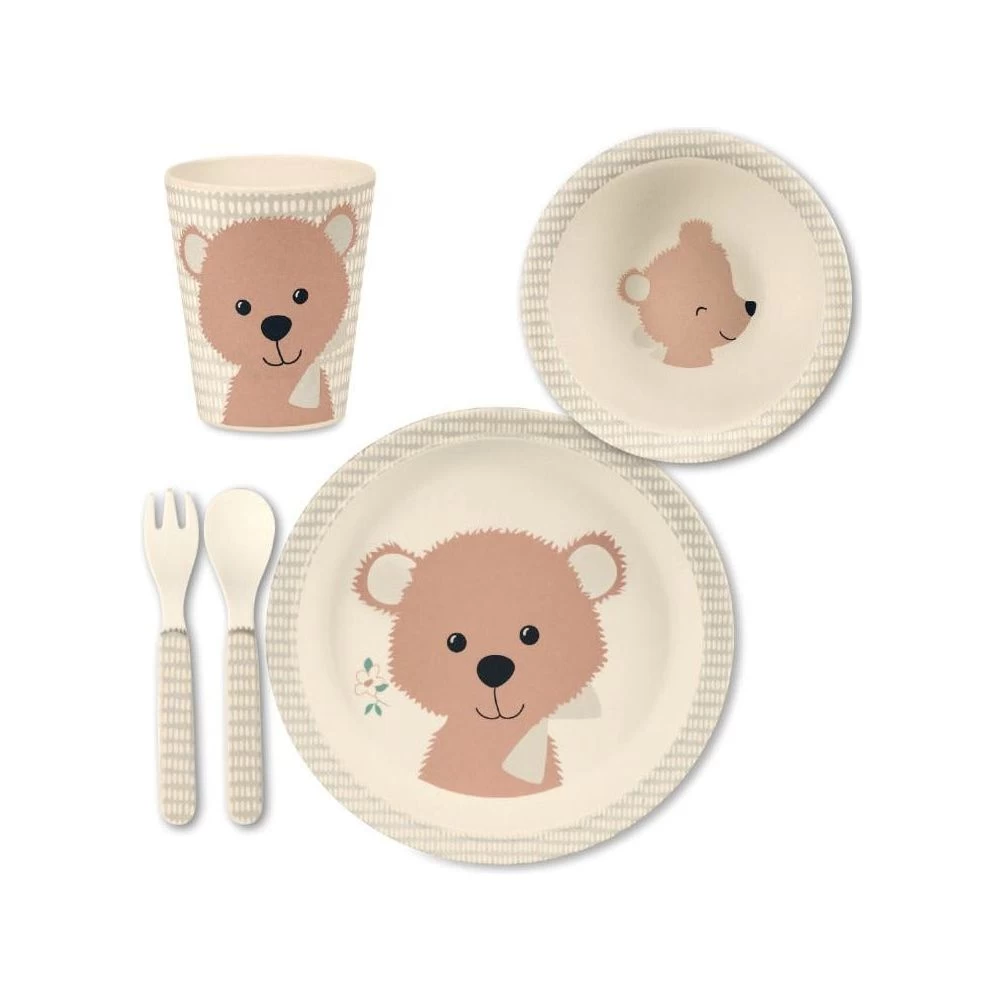 Sterntaler Bamboo Tableware Set- Baylee Rose - Image 2