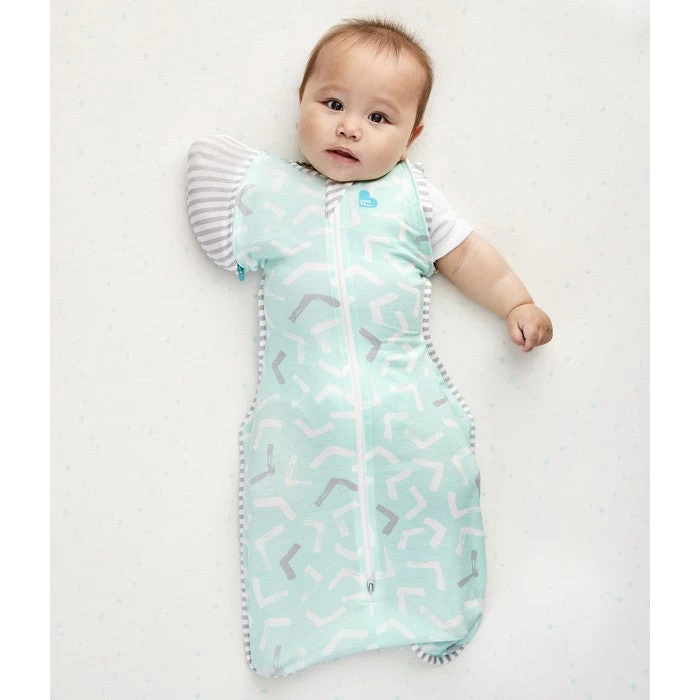 Love To Dream Swaddle UP 50/50 Transition Bamboo Lite -Arrow Mint - Image 2